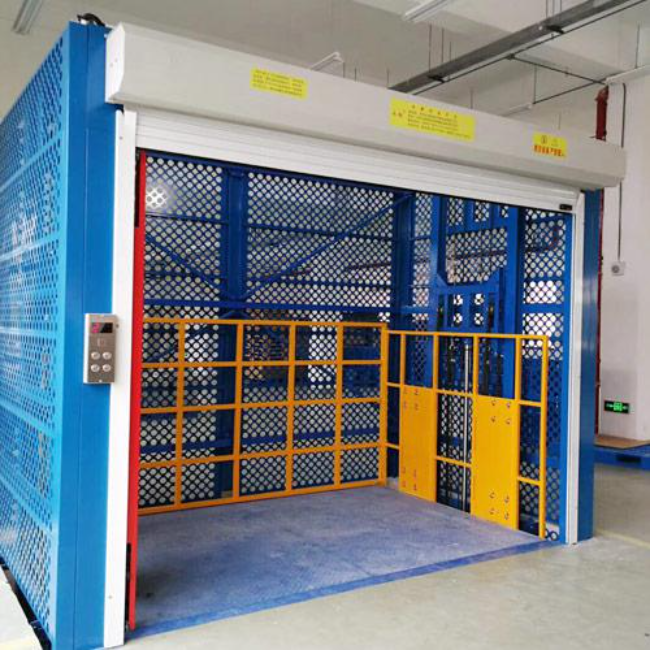 盘山导轨式升降货梯